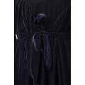 Designer velvet Bridal abaya- Blue Designer velvet Bridal abaya- Blue
